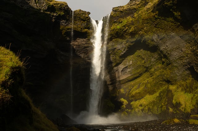 One of the most beautiful yet, lesser known waterfall in Iceland: Kvernufoss